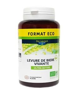 Levure de bière vivante BIO, 180 comprimés